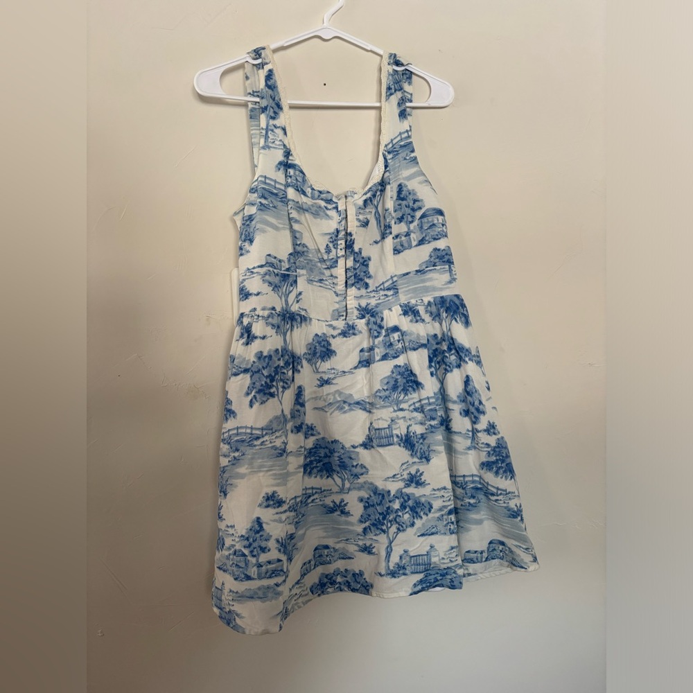 Blue and White womensDress